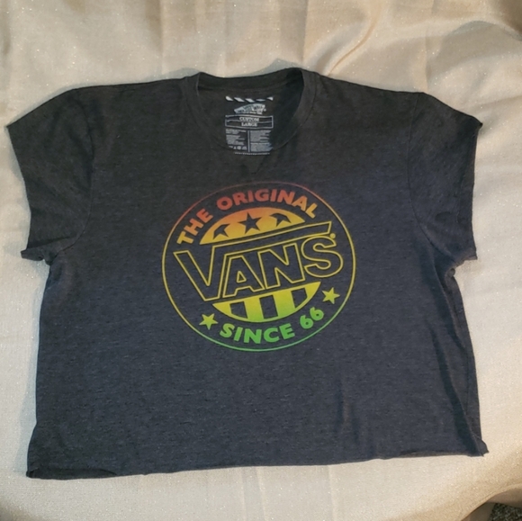 Vans Tops - 🏷 Altered Vans Crop T-shirt